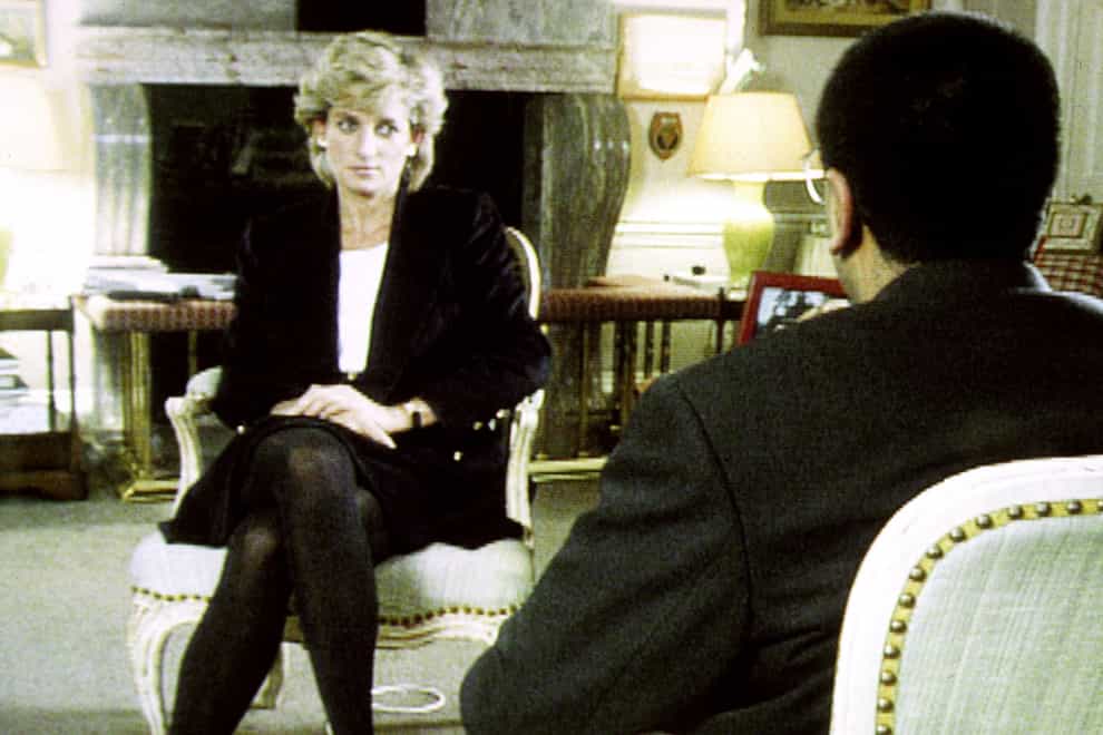 Diana, Princess of Wales, during her interview with Martin Bashir in 1995
