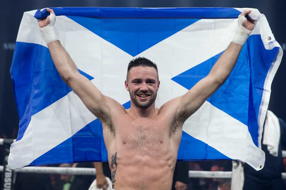 Josh Taylor, pictured, has a chance to win the WBC, WBA, IBF and WBO light-welterweight titles this weekend (Jeff Holmes/PA)