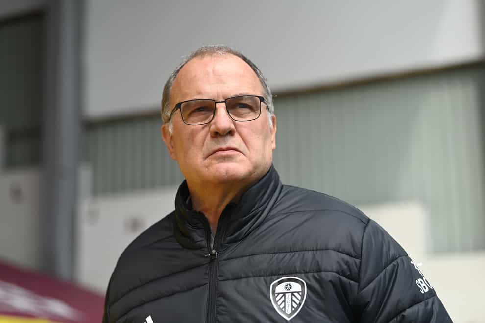 Marcelo Bielsa, pictured, has granted early leave to a couple of Leeds' international players (Gareth Copley/PA)
