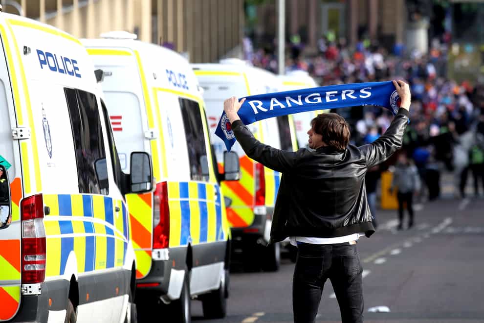 The SFA have condemned the scenes of disorder round Glasgow following Rangers' title celebrations