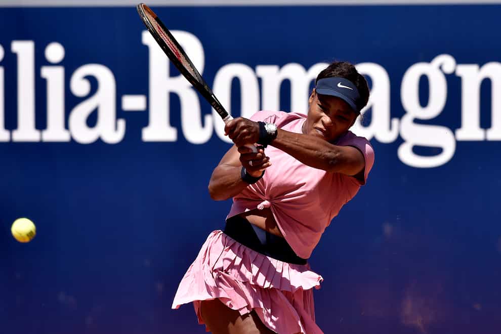 Serena Williams made a winning start in Parma