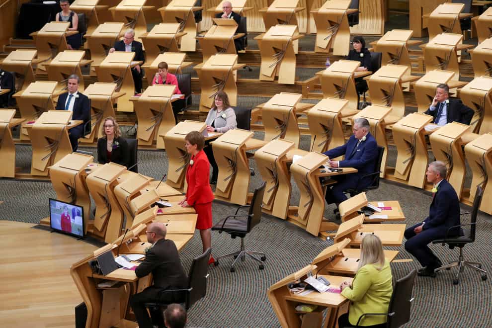 MSPs are sworn in at the Scottish Parliament