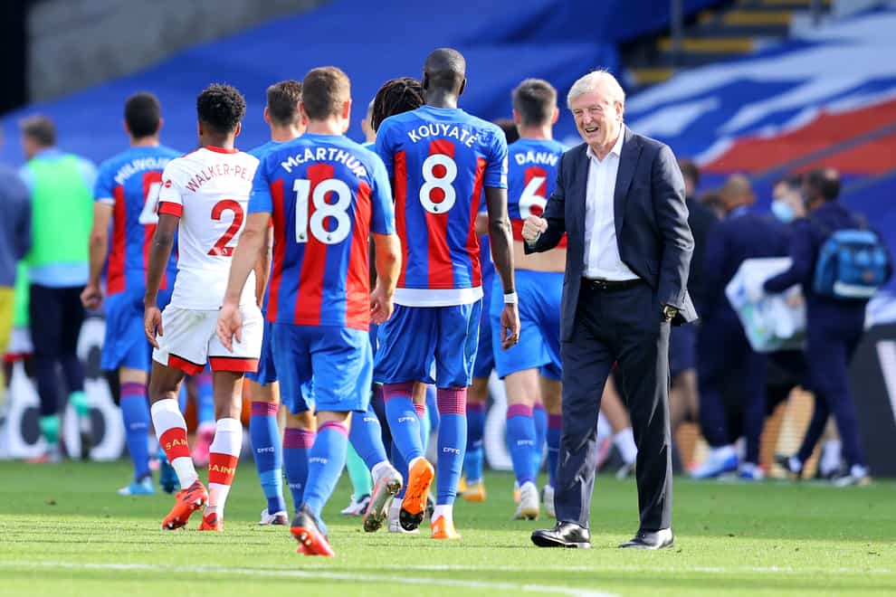 Roy Hodgson will take charge of his final home match at Crystal Palace when Arsenal visit on Wednesday