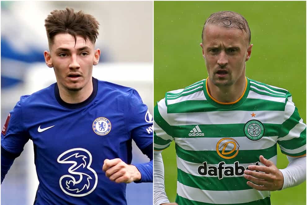 Billy Gilmour (left) and Leigh Griffiths
