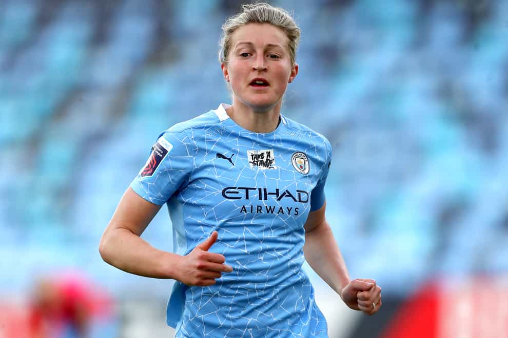 Ellen White has scored 24 goals in 55 appearances for Manchester City (Martin Rickett/PA).