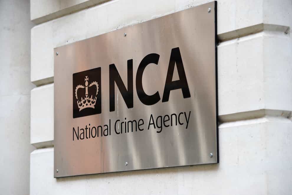 National Crime Agency sign