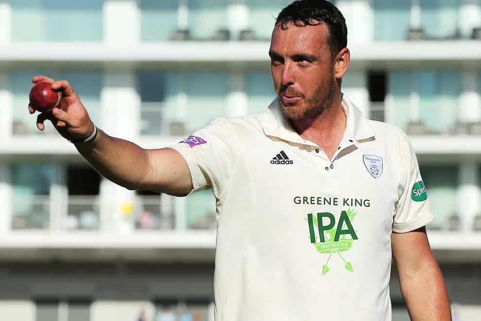 Kyle Abbott's efforts were in vain for Hampshire (Mark Kerton/PA)