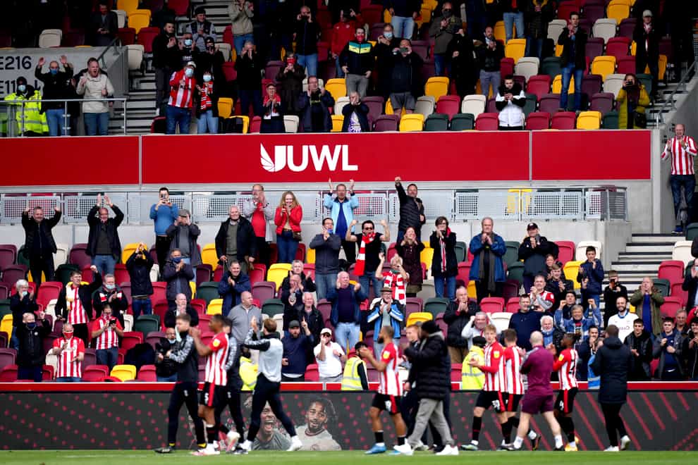 Brentford fans were able to witness Saturday's 3-1 win over Bournemouth