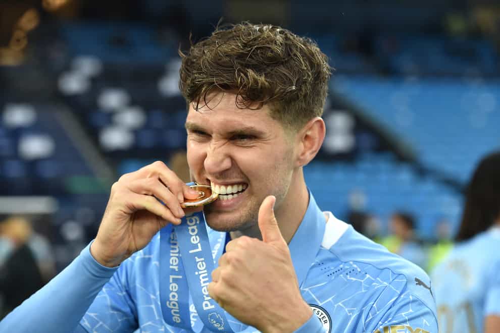 John Stones is switching his attention to the Champions League final after collecting his Premier League medal