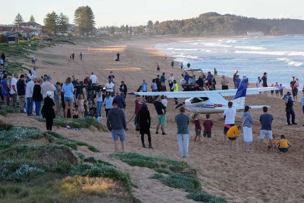 Australia beach landing