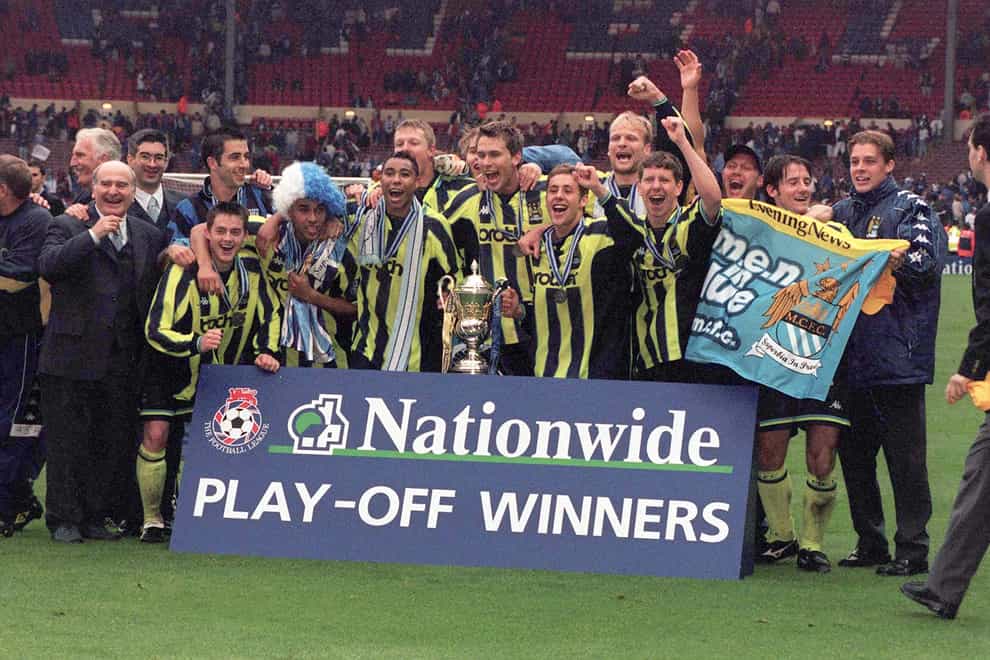 Champions League finalists Manchester City were playing in the Second Division play-off final in 1999