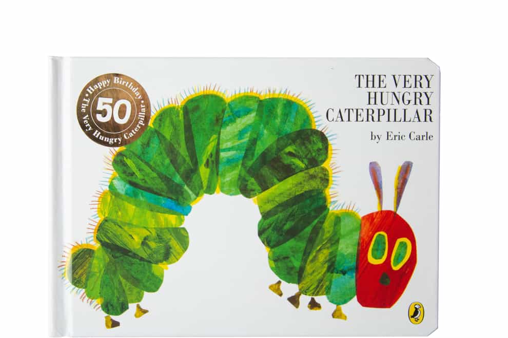 'The Very Hungry Caterpillar' children's book by Eric Carle