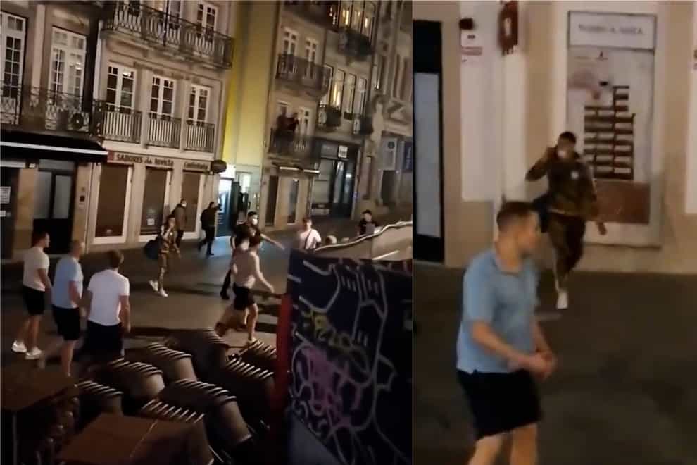 Fans clash in Porto