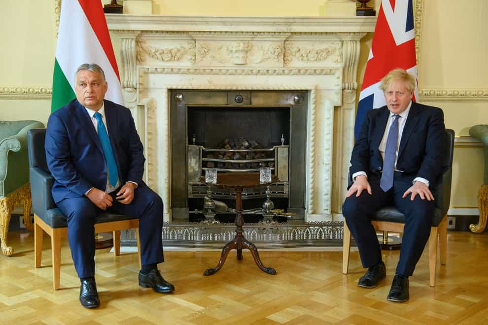 Hungarian PM Viktor Orban visits UK