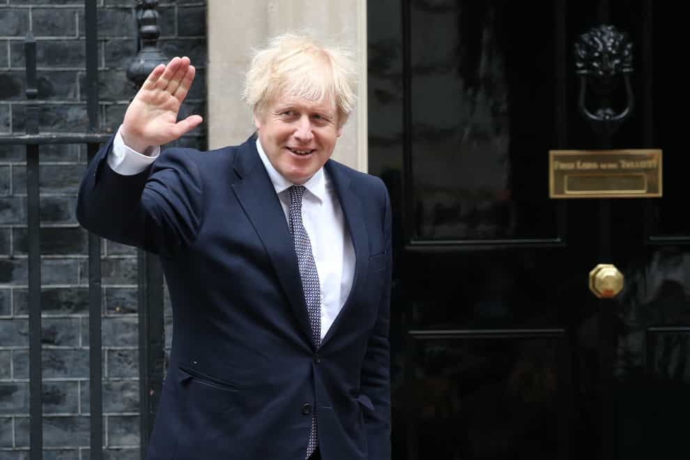 Boris Johnson on Downing Street