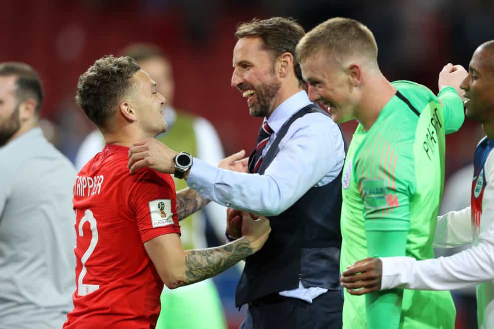 <p>Kieran Trippier has a strong relationship with Gareth Southgate</p>