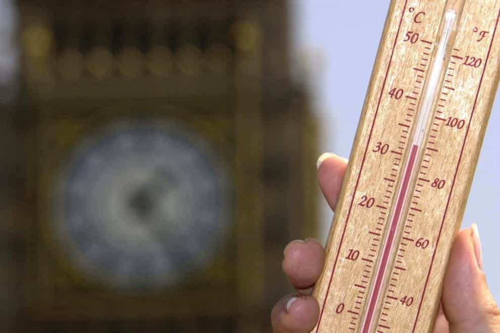 Thermometer in London