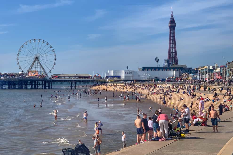 Blackpool beach