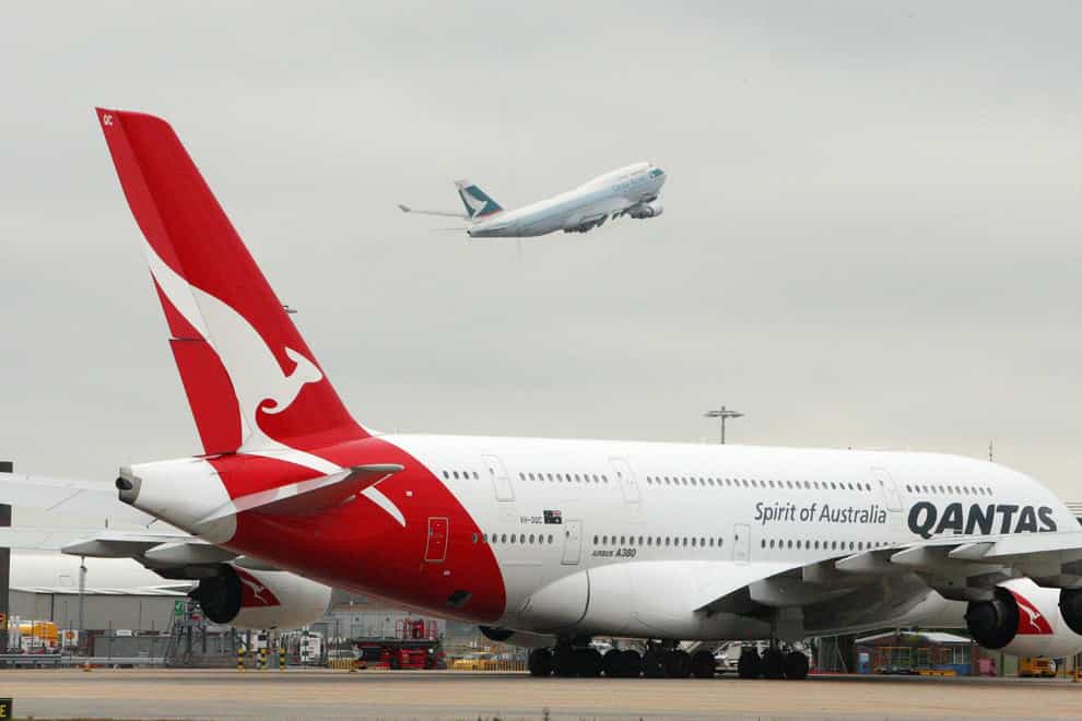 Qantas airplane