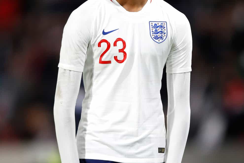 Mason Greenwood in action for England