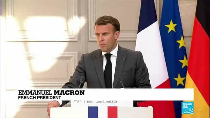 <p>French President Emmanuel Macron was attacked on a walkabout in south eastern France today</p>