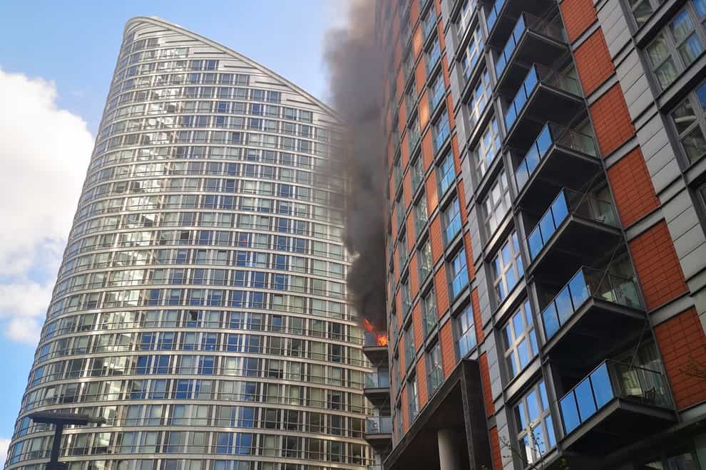 Canary Wharf fire