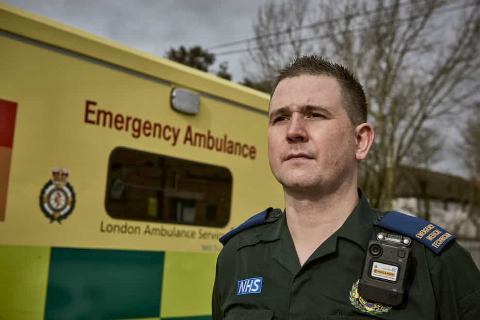 Body cameras issued to paramedics by NHS England