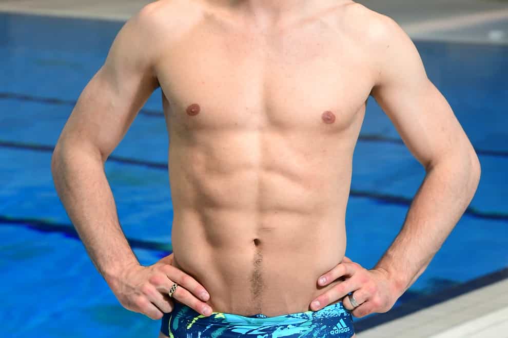 Tom Daley during a photocall