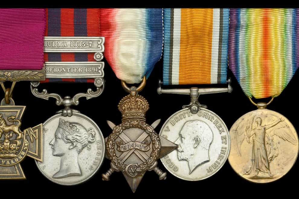 Lieutenant Charles Grant's Victoria Cross group of medals