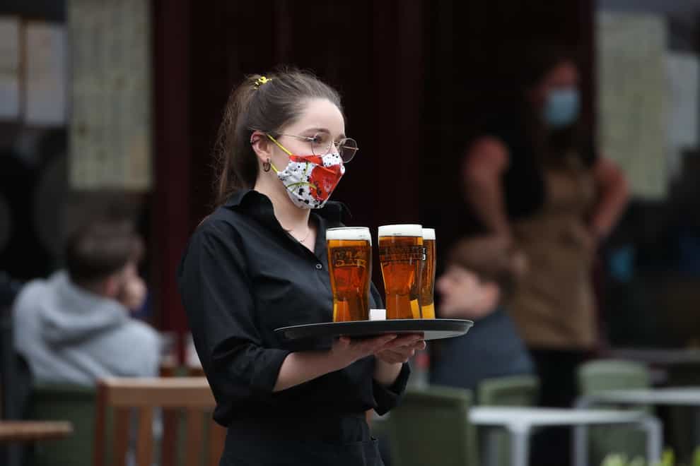 Pub staff returned to work in April as restrictions eased