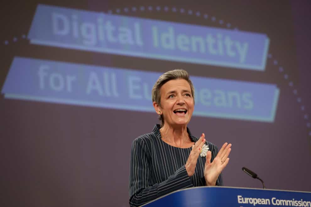 Margrethe Vestager unveiled the plans for a digital ID wallet