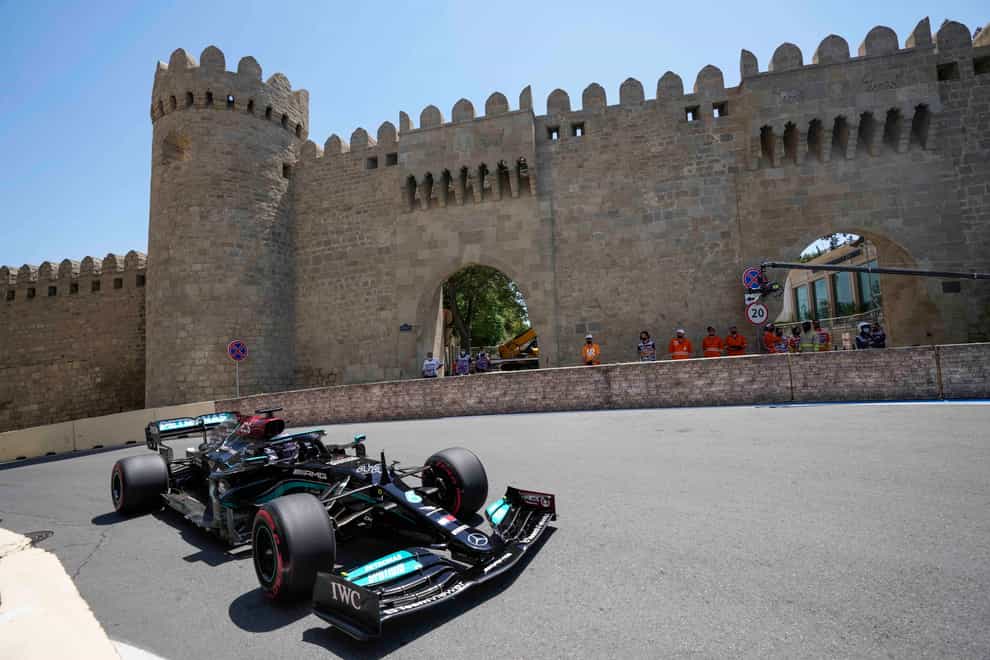 Lewis Hamilton finished only 11th in Azerbaijan on Friday