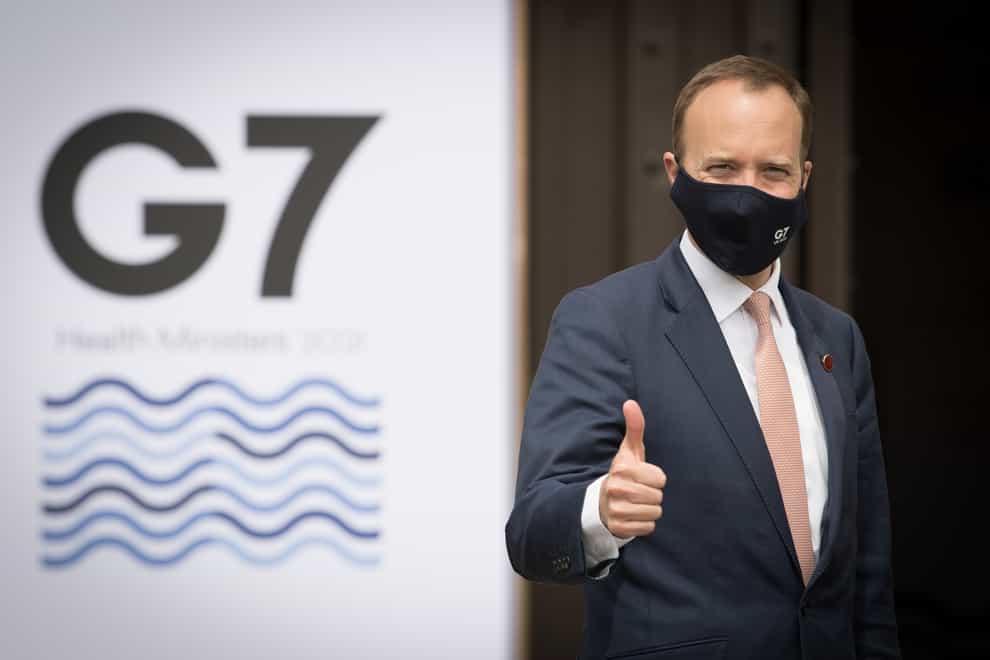 Matt Hancock prepares to welcome his G7 counterparts