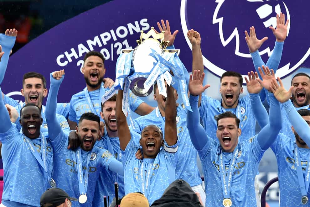Six of Manchester City's title winners have been named in the PFA Premier League team of the year