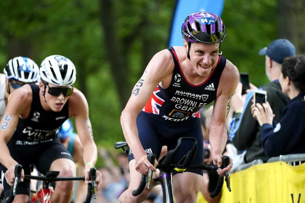 Great Britain’s Alistair Brownlee was disqualified from the World Series in Leeds, damaging his Olympic hopes