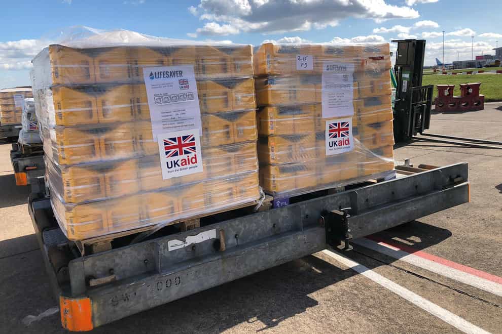 International aid shipments