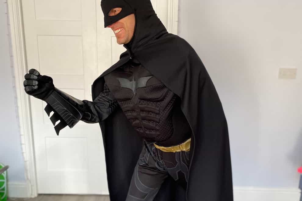 Nick Jemetta dressed as Batman
