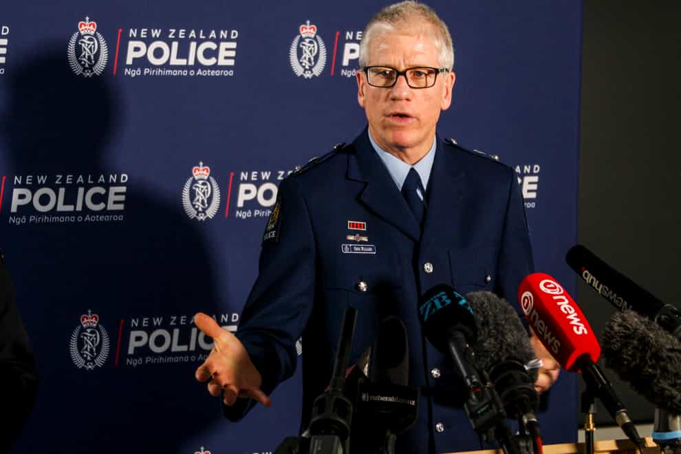 <p>Detective Superintendent Greg Williams addresses the media on Operation Trojan at the Auckland Central Police headquarters in New Zealand</p>