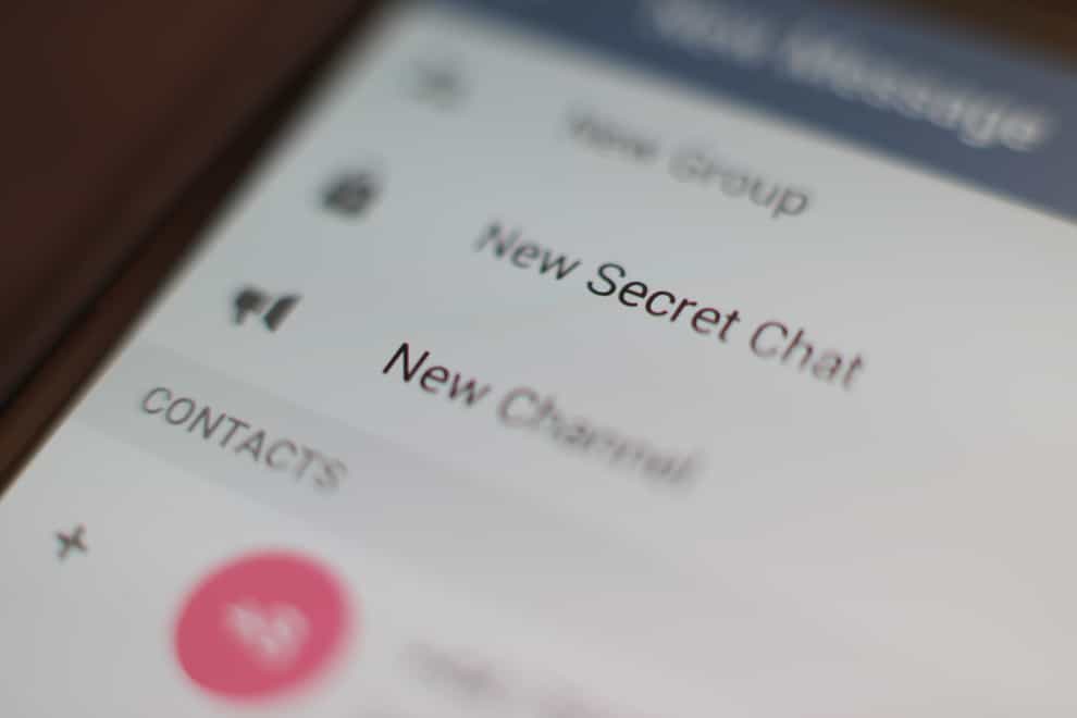 Secret messaging on a smartphone