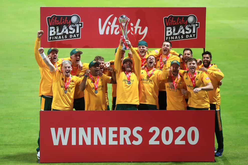 Nottinghamshire Outlaws won the Vitality Blast in 2020