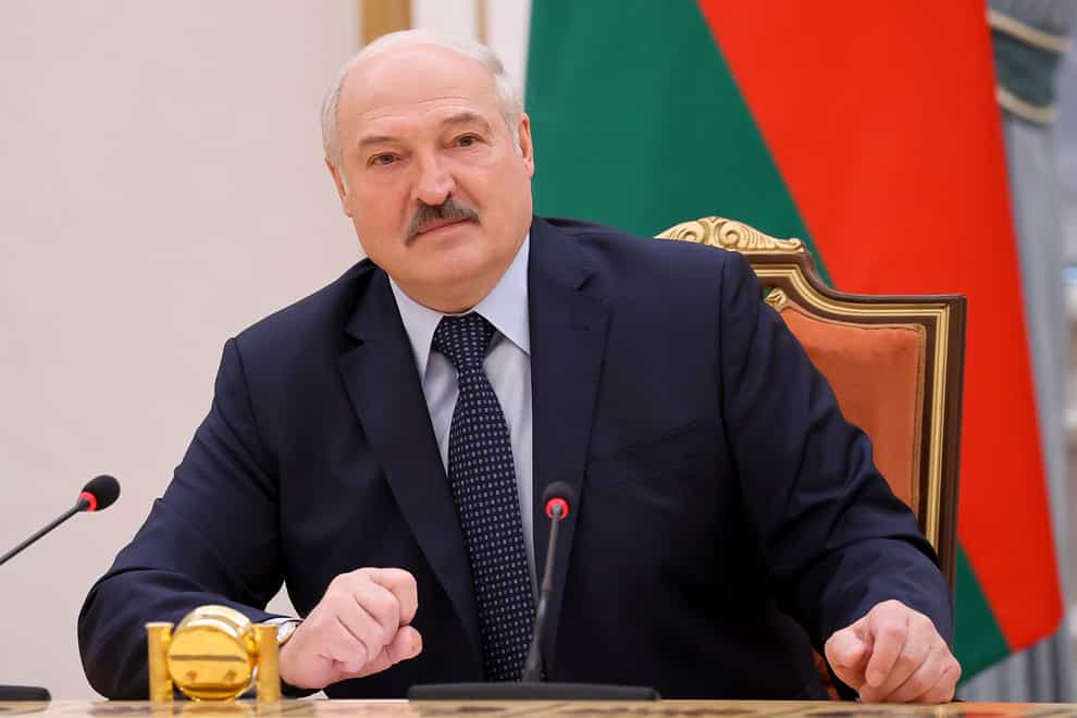 Belarus President Alexander Lukashenko (Sergei Sheleg/AP)
