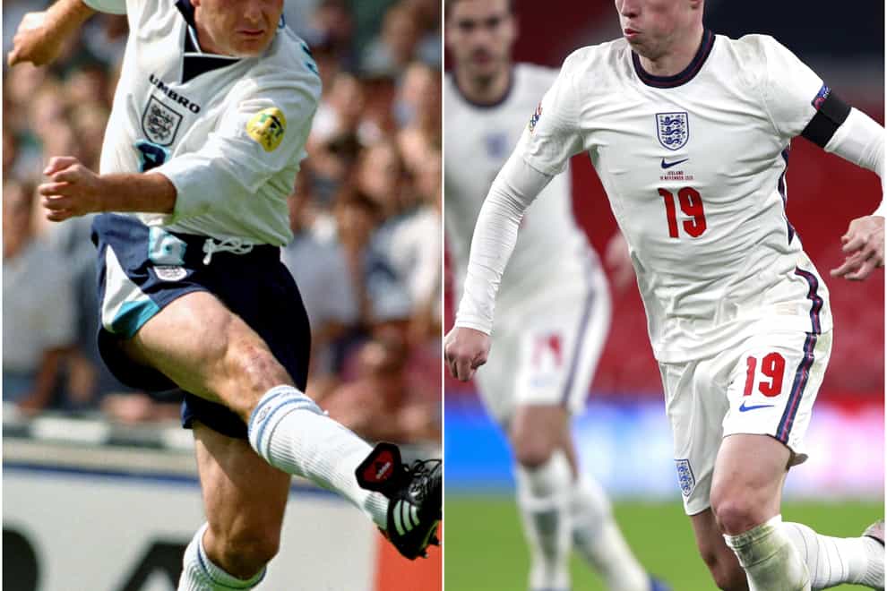 Phil Foden has been compared to Paul Gascoigne ahead of England's Euro 2020 campaign.