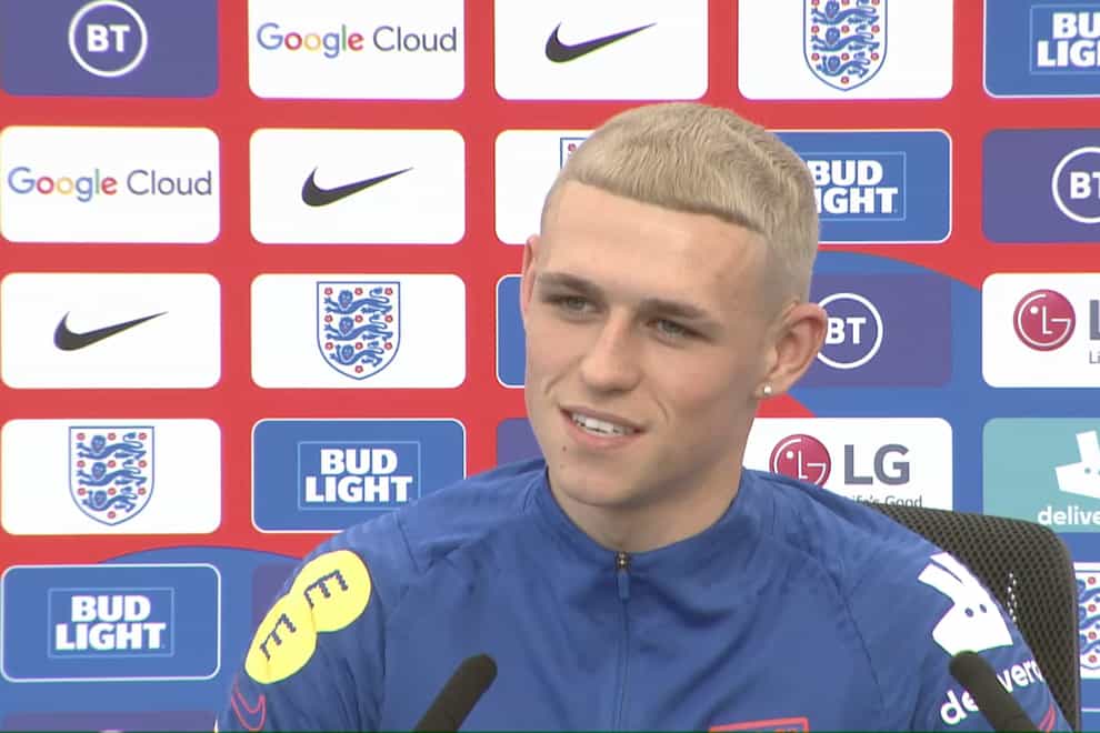 Phil Foden has dyed his hair ahead of the Euros