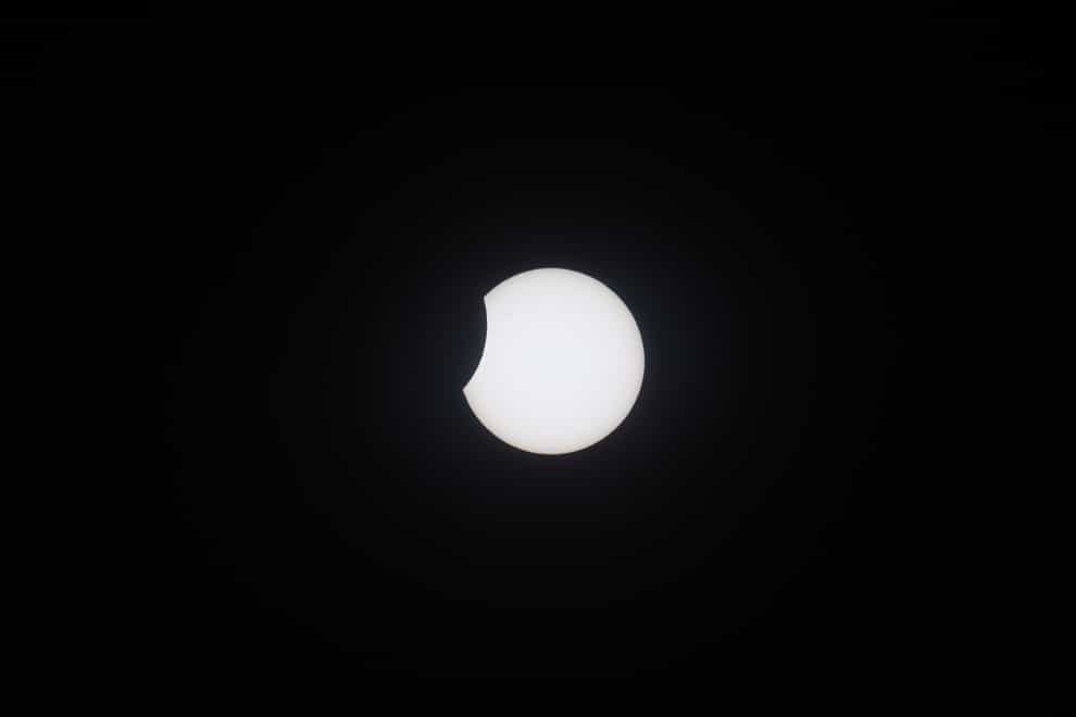 <p>Partial solar eclipse</p>