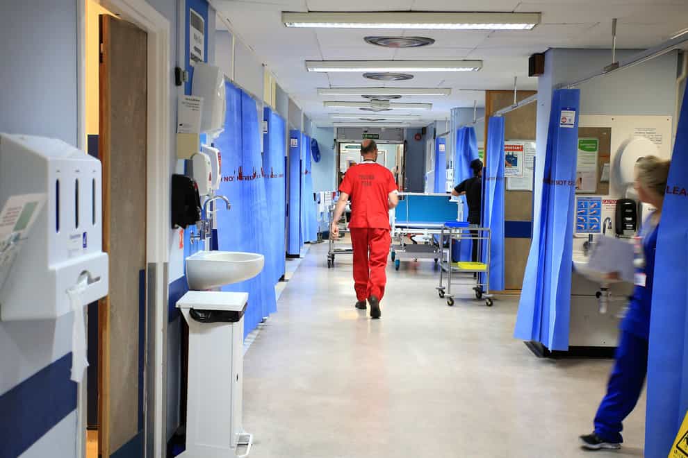 An NHS hospital ward (Peter Byrne/PA)