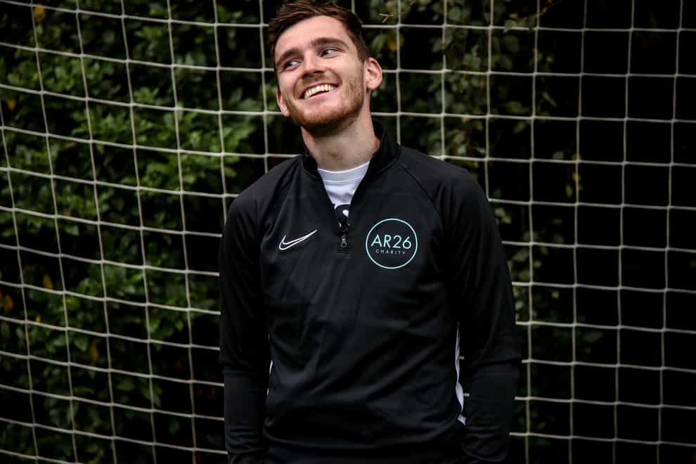 Andy Robertson AR26 charity launch