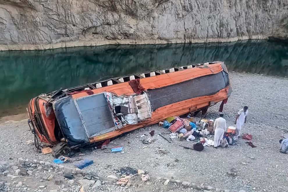 <p>Pakistan Bus Accident</p>