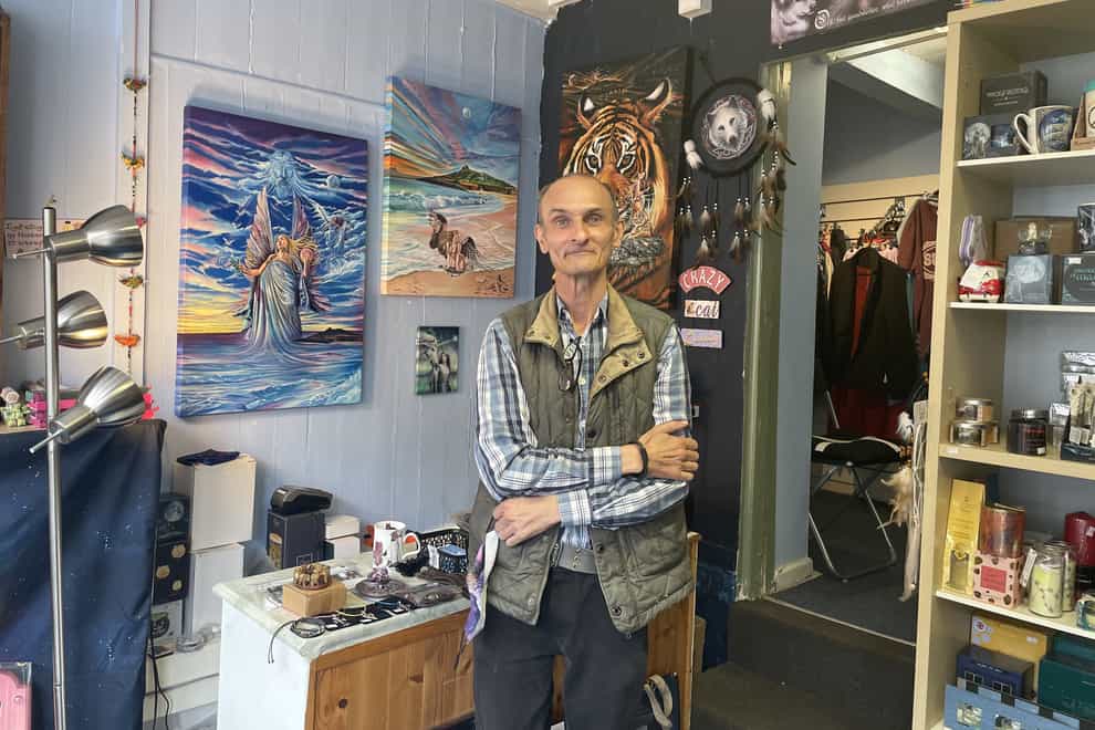 Colin Noall who owns Noall's Emporium in St Ives