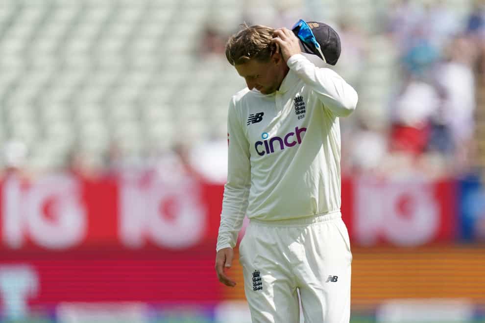 A dejected Joe Root saw England lose
