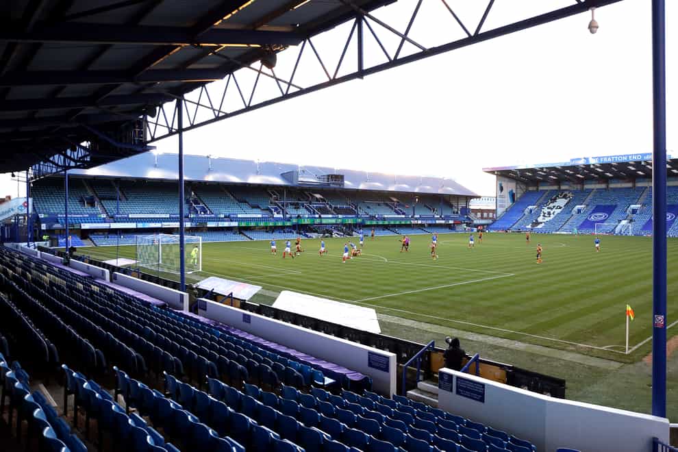 A general view of Portsmouth's Fratton Park